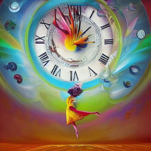 Dreamlike Surrealism in Vibrant Colors