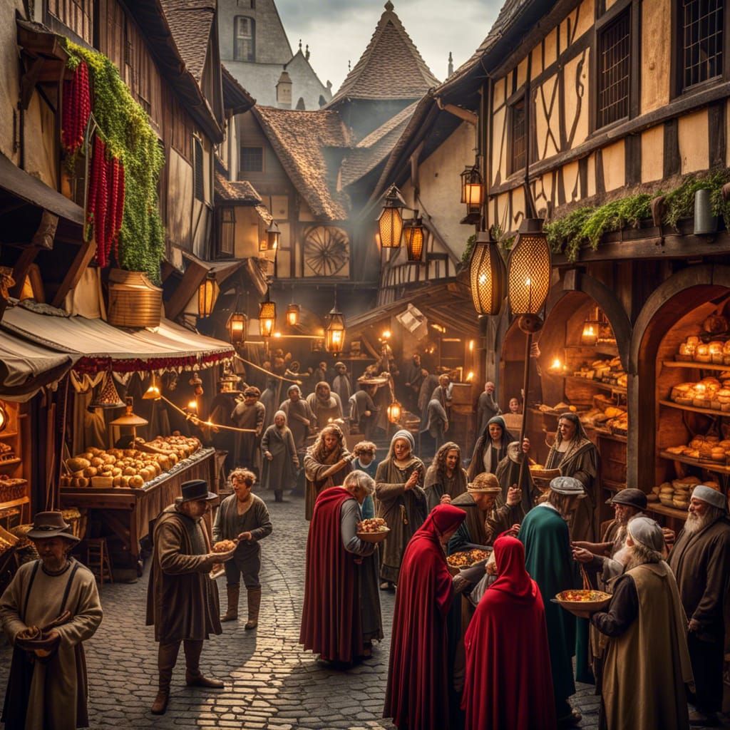 Medieval Market   by @Lillyana Brander