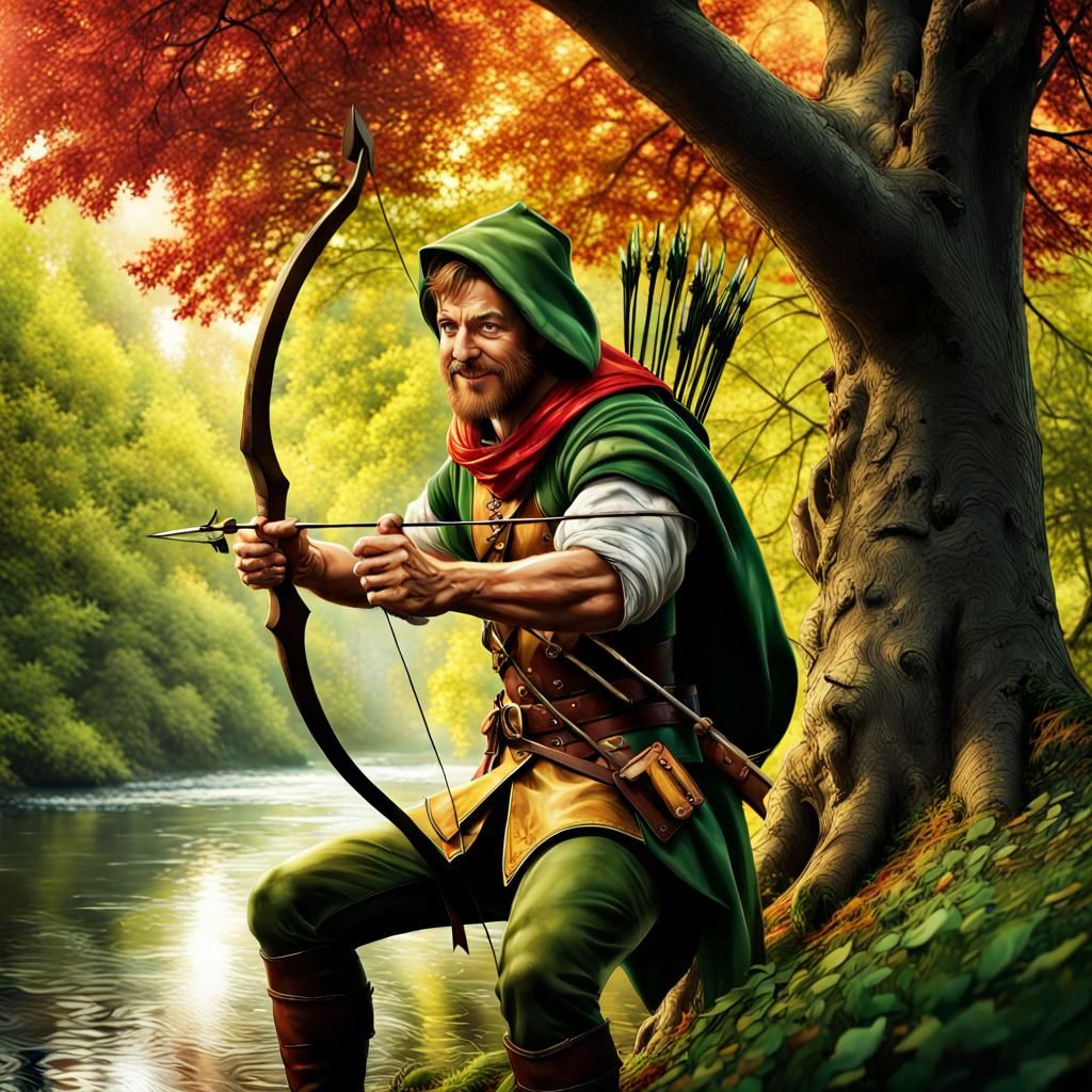 Robin Hood bow - AI Generated Artwork - NightCafe Creator