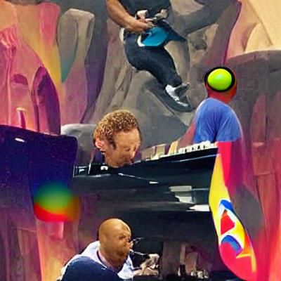 ron jabbar jams with chris martin