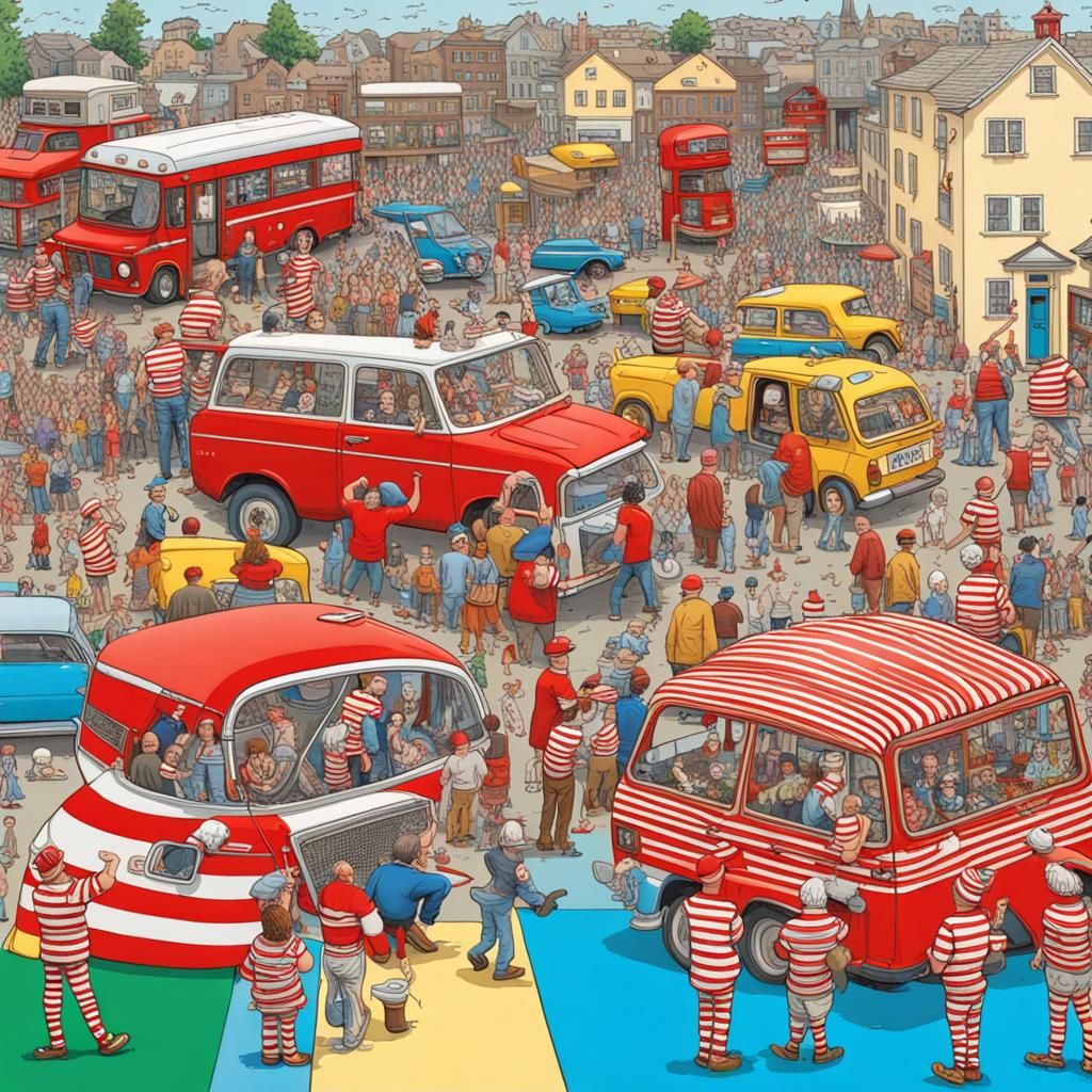 Where’s Wally? Book series  by @Missy