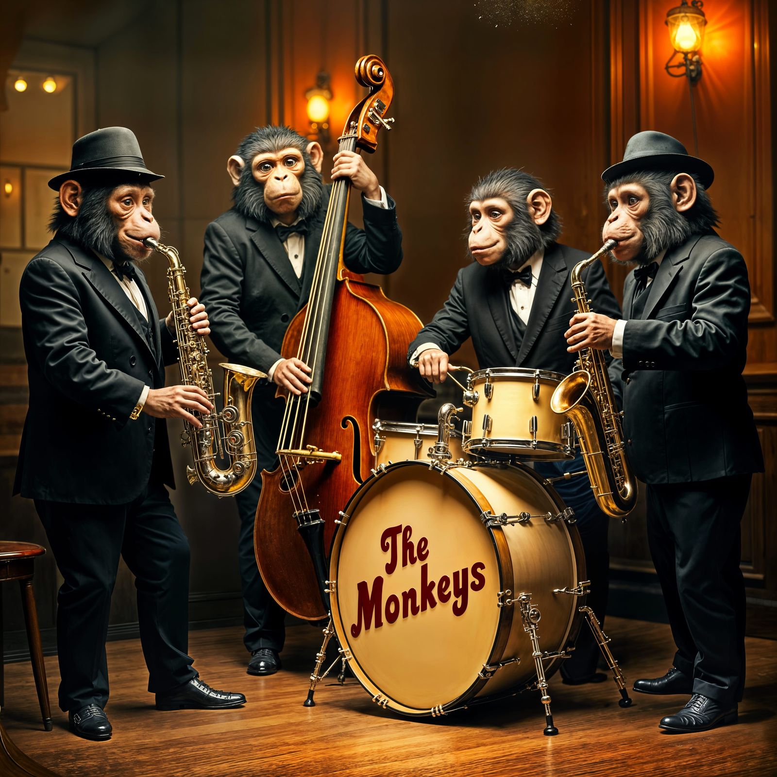 The Monkeys Jazz Band  by @APOLLO