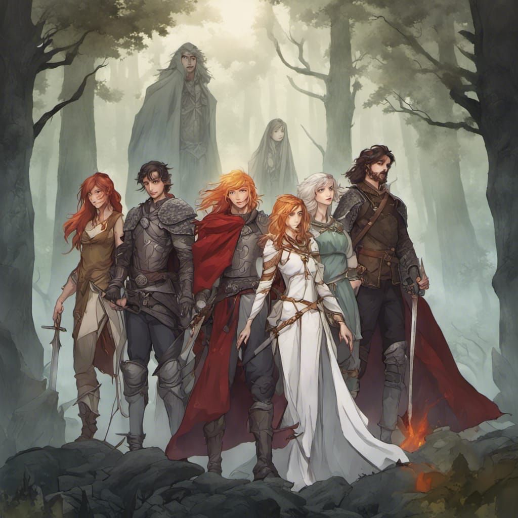There is a team of seven on duty in a foggy forest. These ar...