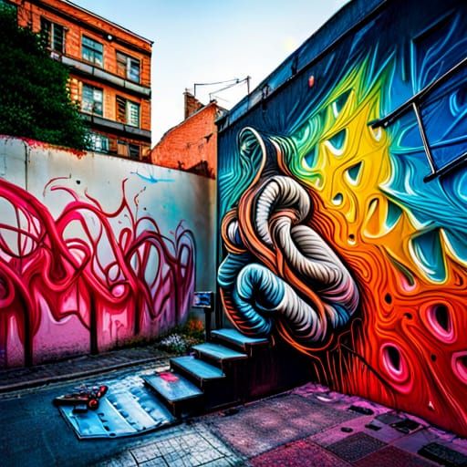 Graffiti 4 AI Generated Artwork NightCafe Creator