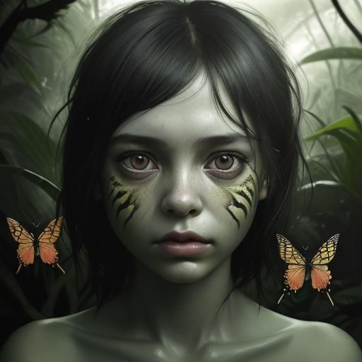 Jungle girl - AI Generated Artwork - NightCafe Creator