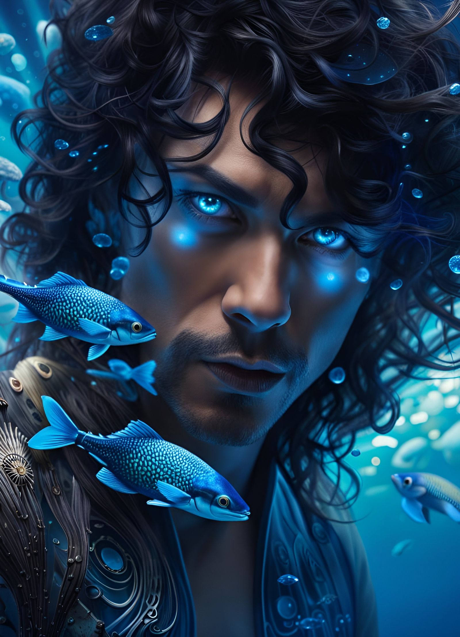 Portrait of an Atlantian  by @Lucy