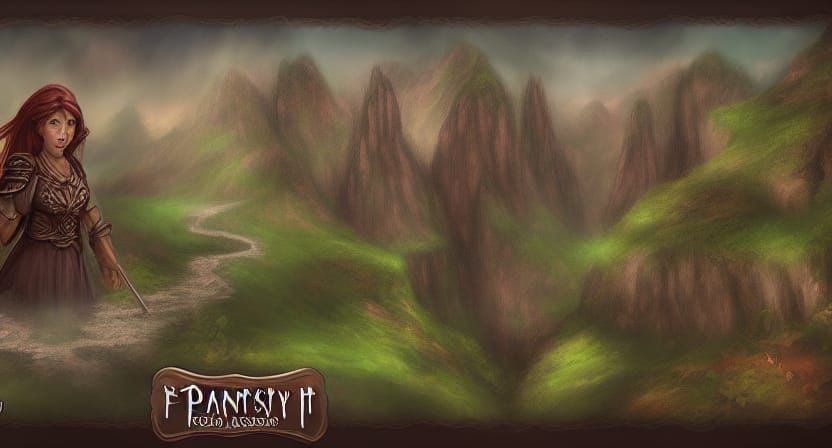 fantasy character portrait landscape