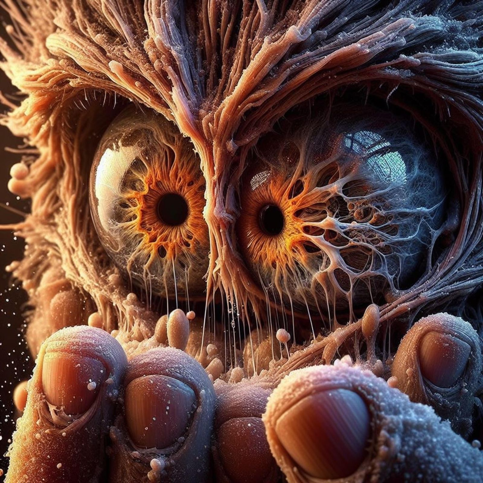 Trying to see something up close