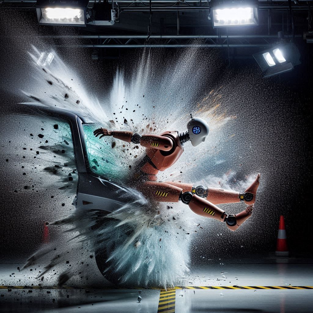 Crash Test Dummy High-Speed Photograph 💥