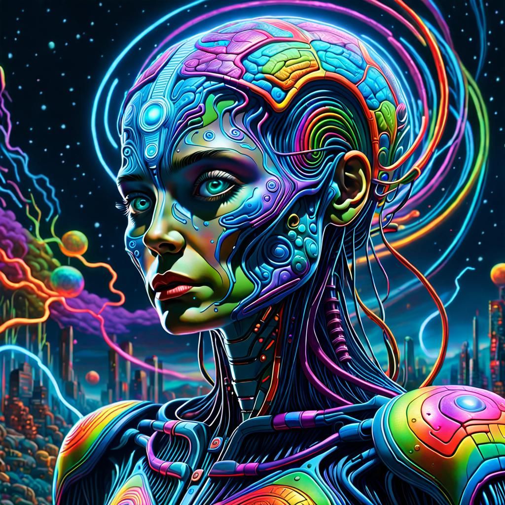 Brainstorm by Alex Grey, Lisa Frank, Frank Miller, Gustave D...