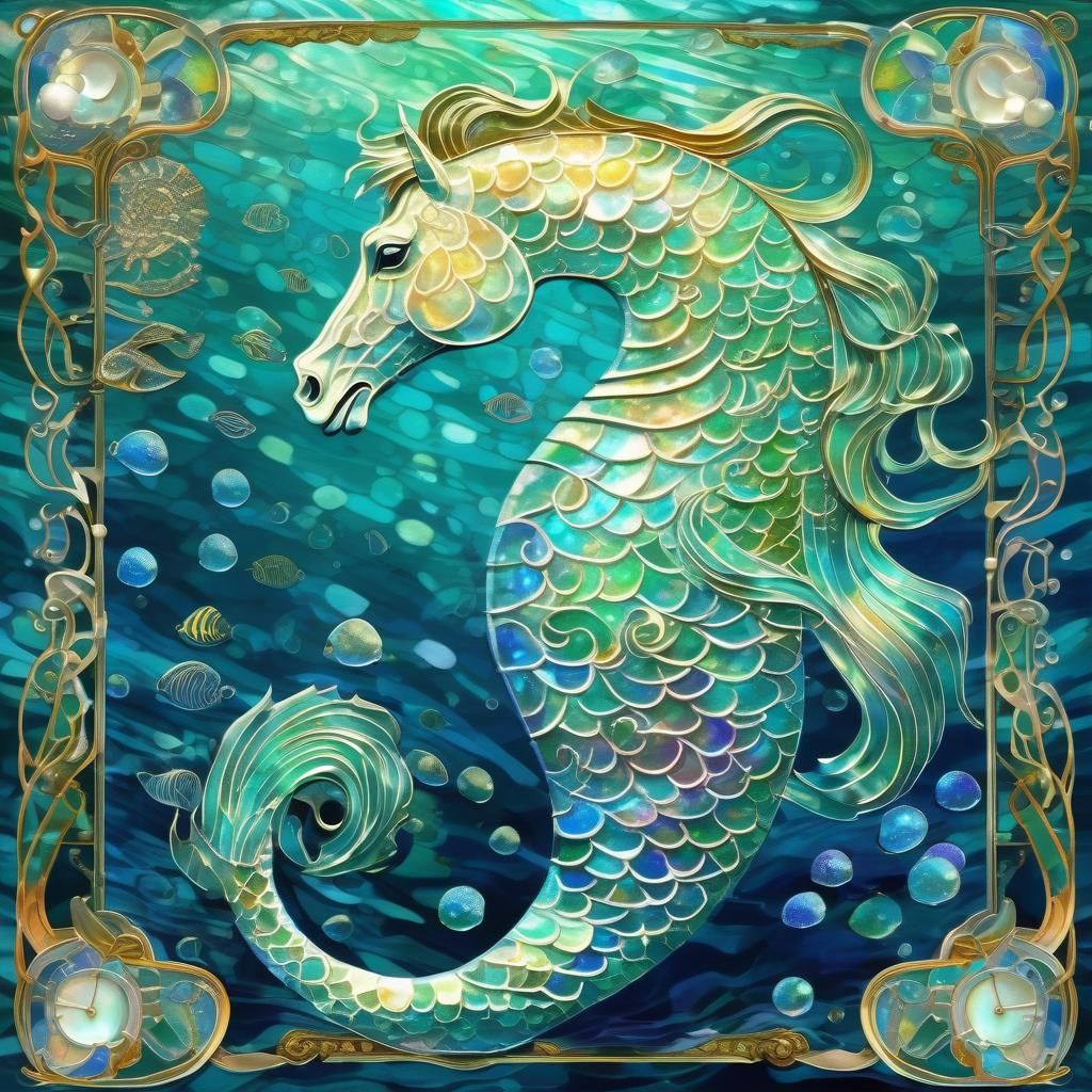 Mythical Design Sea Horse