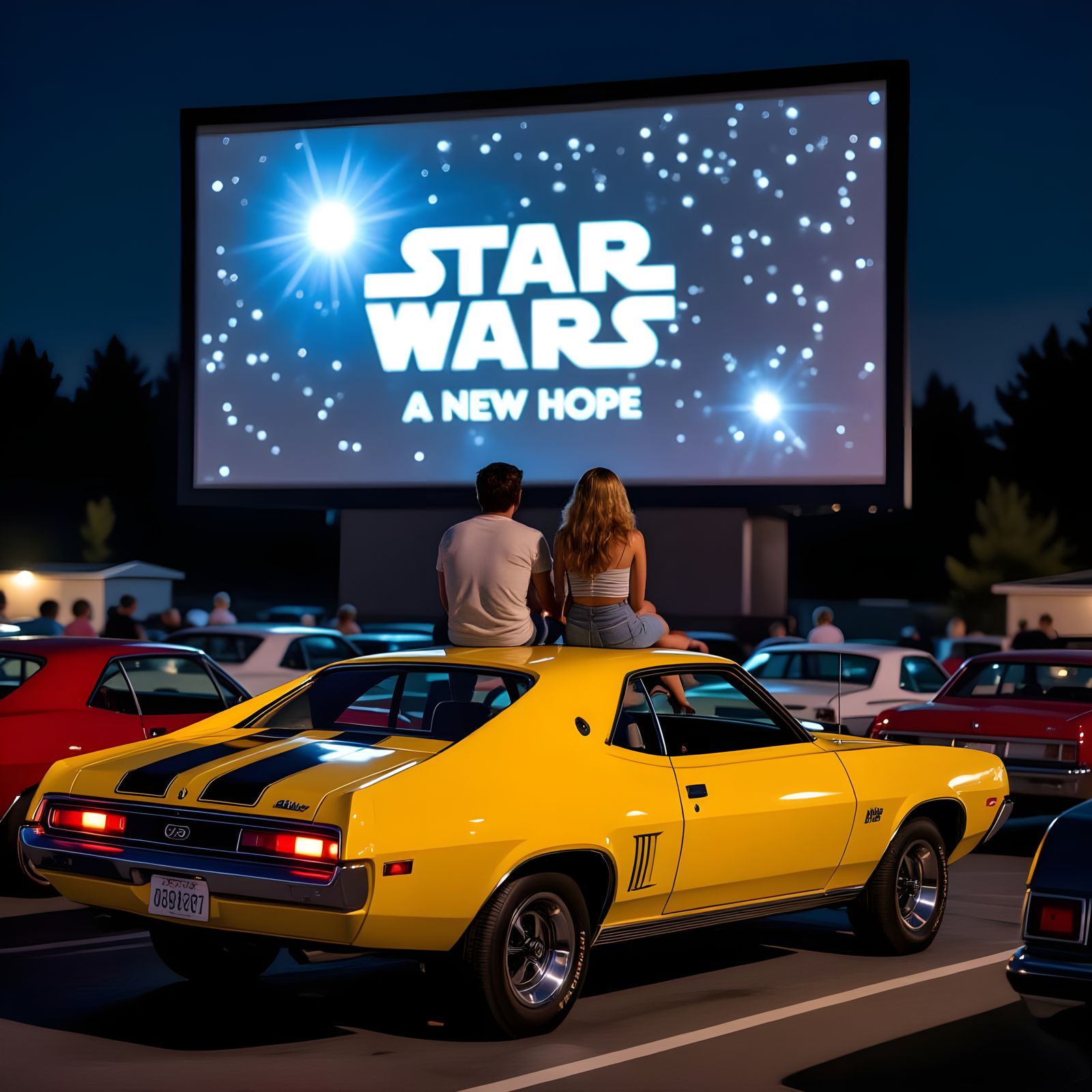 Date Night at the Drive-In  by @Mallory Reese