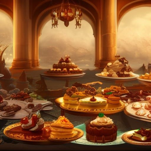 A snack fit for an especially rotund king   by @Pathos