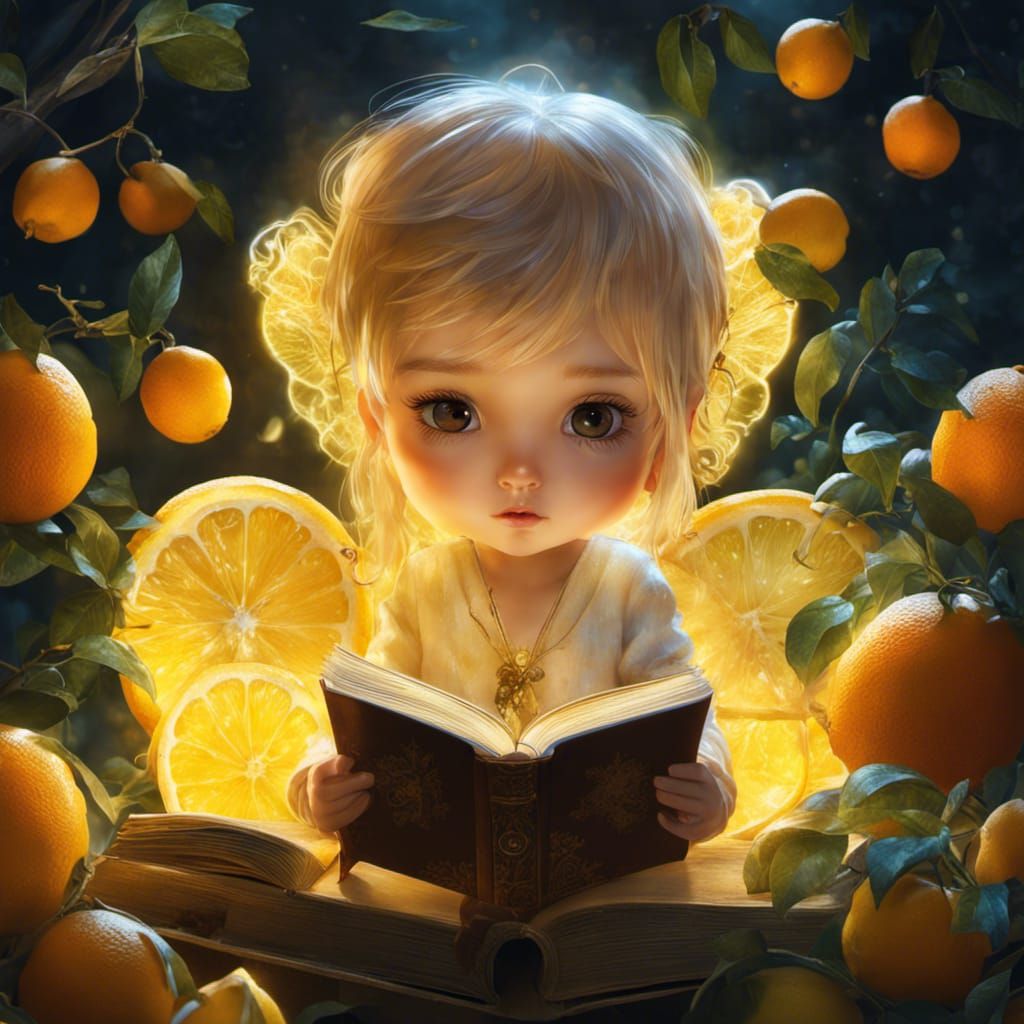 Fruit Lover Angel  by @PinkyPanda