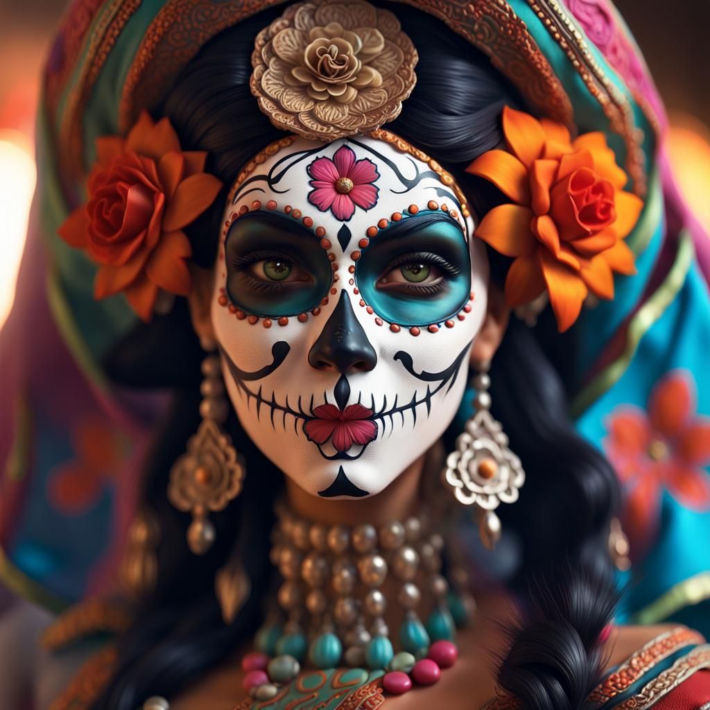 Day of the Dead - AI Generated Artwork - NightCafe Creator