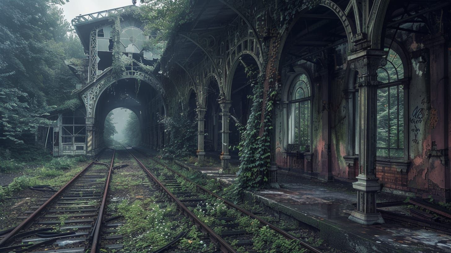 Abandoned Victorian Train Station