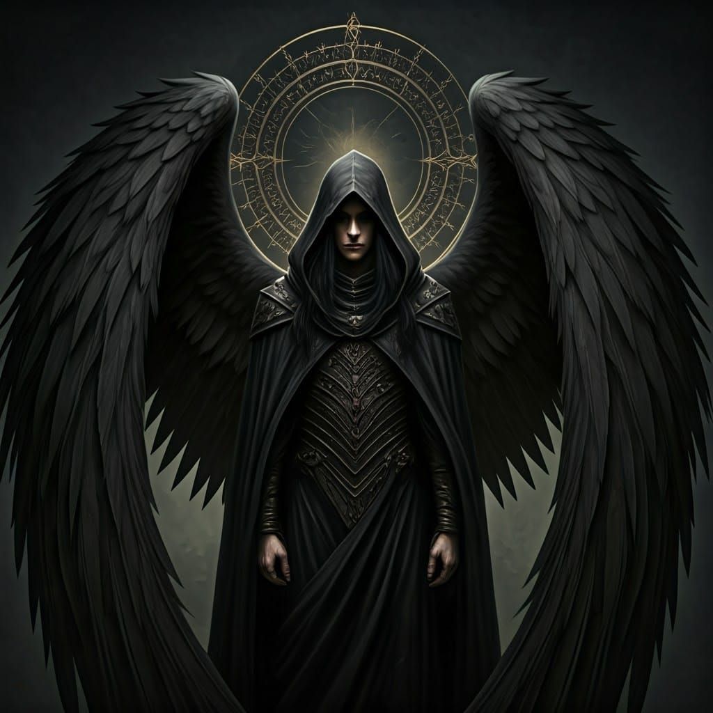 The Angel of Death - The Archangel Azrael  by @Tallameia