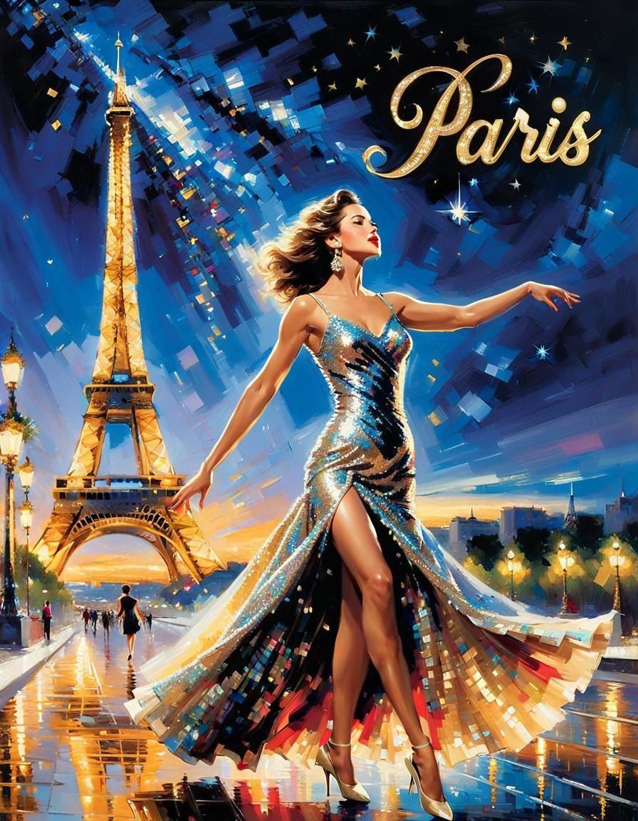 Poster from the Hit Movie "Paris"