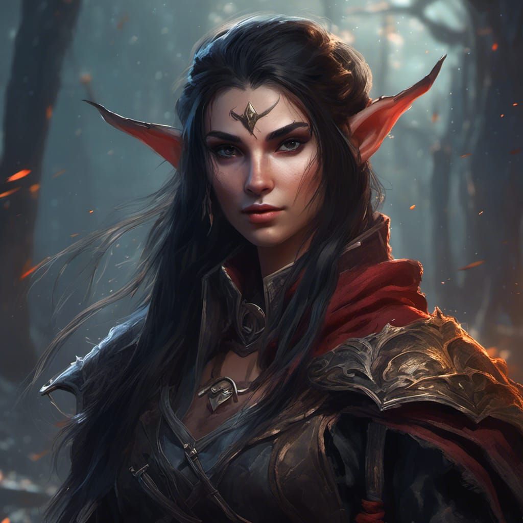 <lora:NC Hyperreal:1.0> Fantasy art, beautuful girl elf kill...