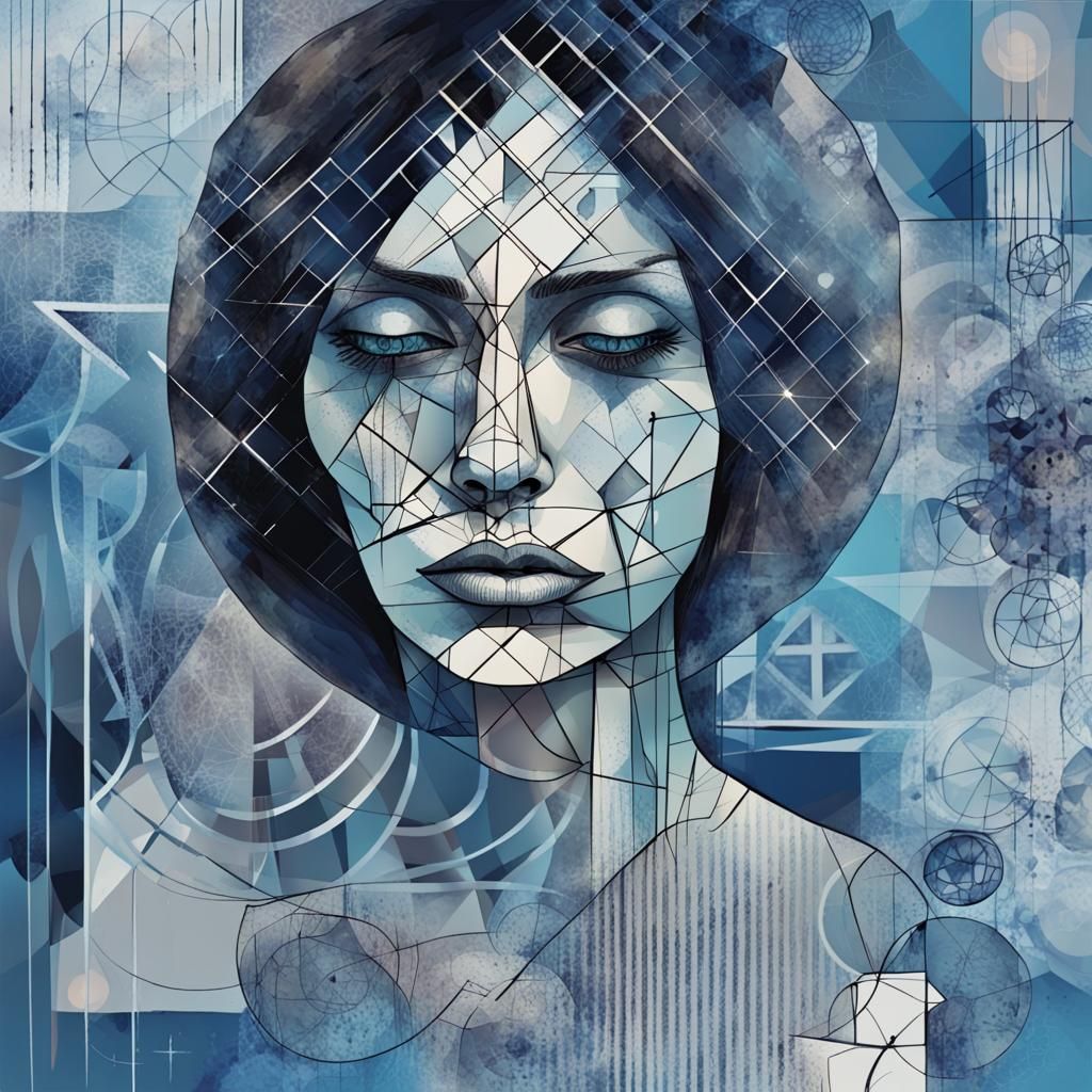 feeling Blue AI Generated Artwork NightCafe Creator