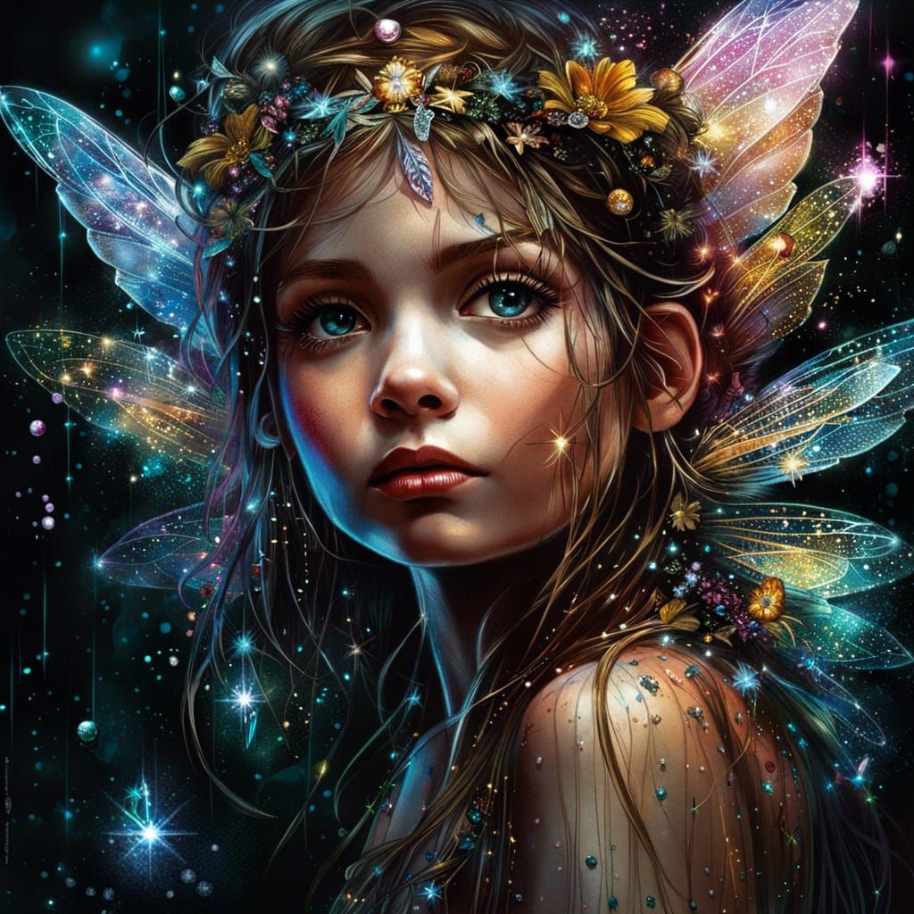 Glitter fairy  by @Antiparticle