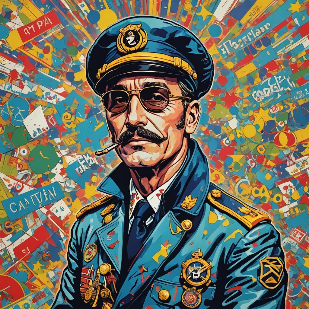 pop Art captain goodvibes  by @BTMO