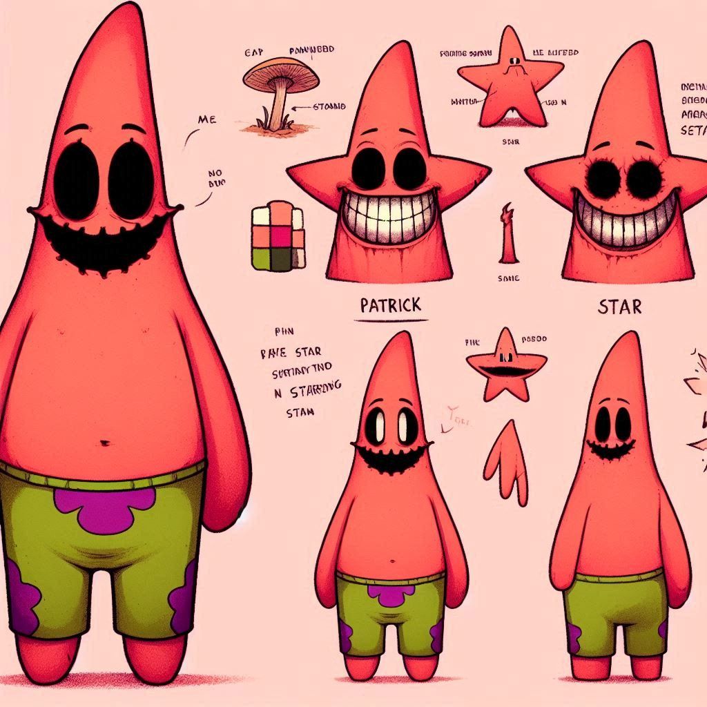 A Creepy Patrick OC