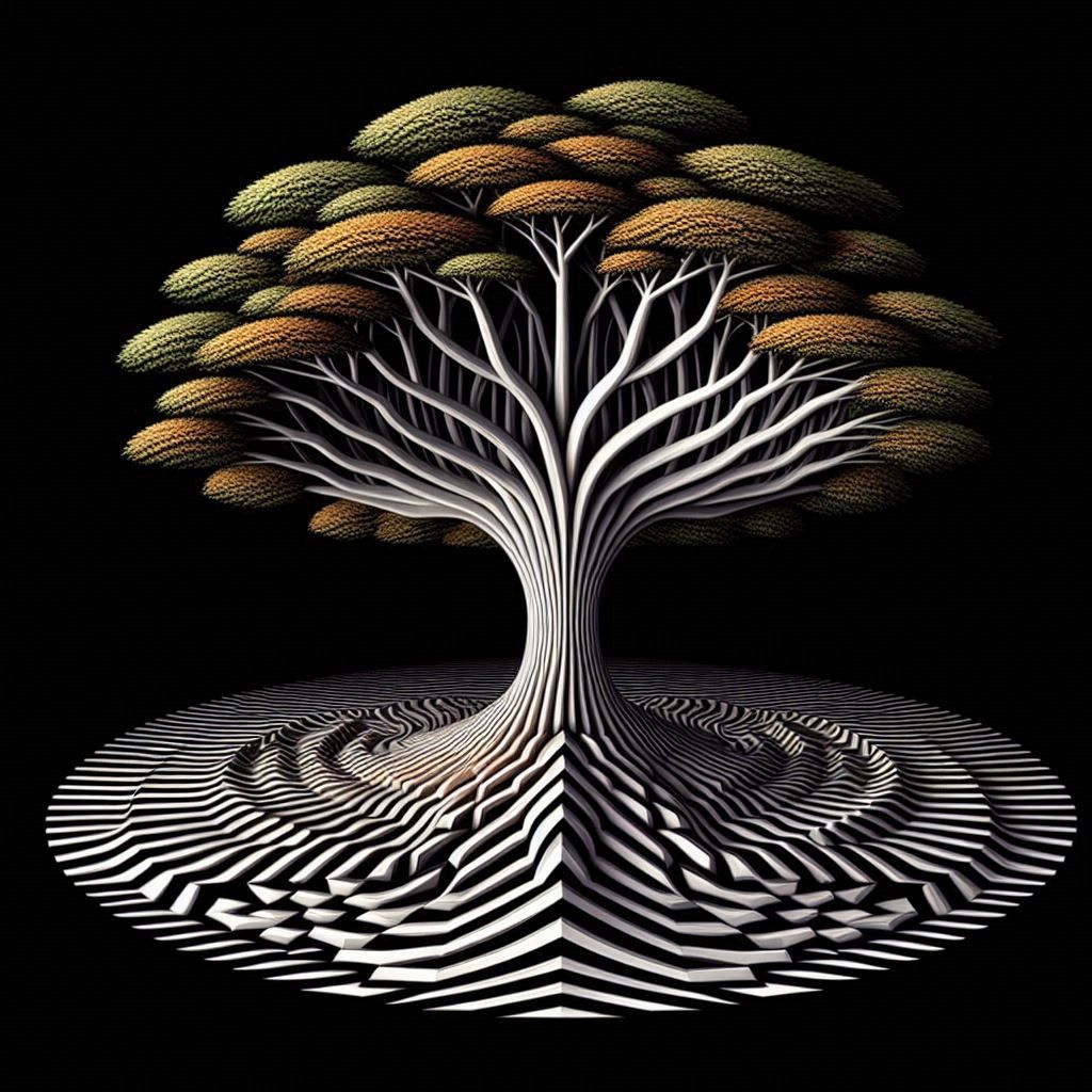 Anamorphic optical illusion