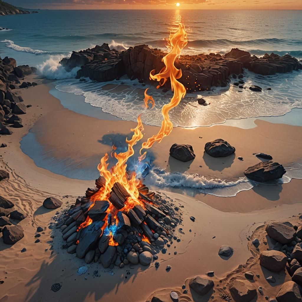 Seaside Sunset BBQ: A Matte Painting in Unreal Engine
