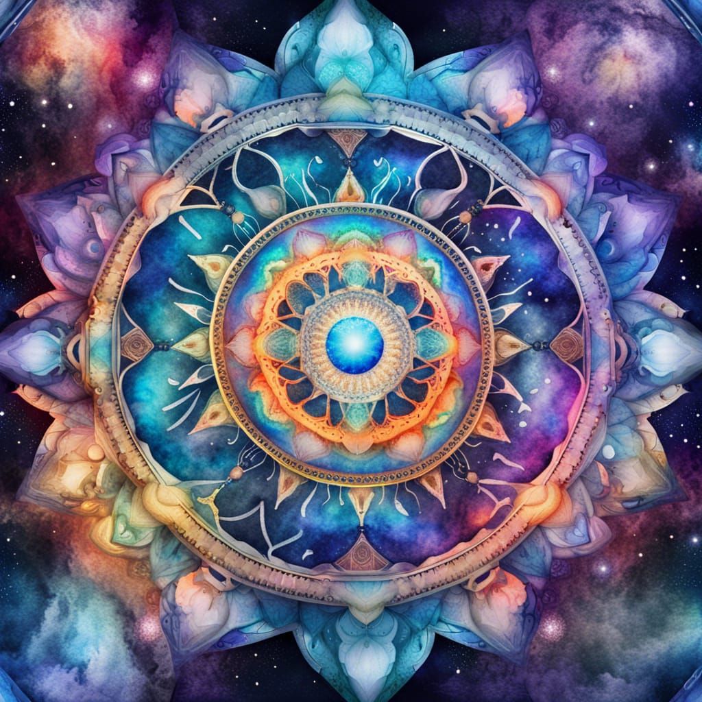 Watercolor Mandala