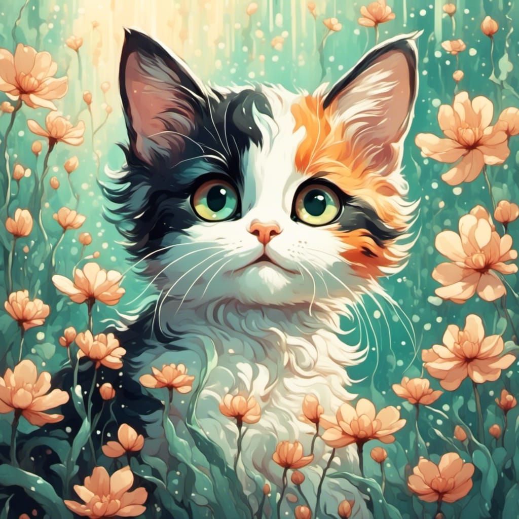 Cute Calico Kitten