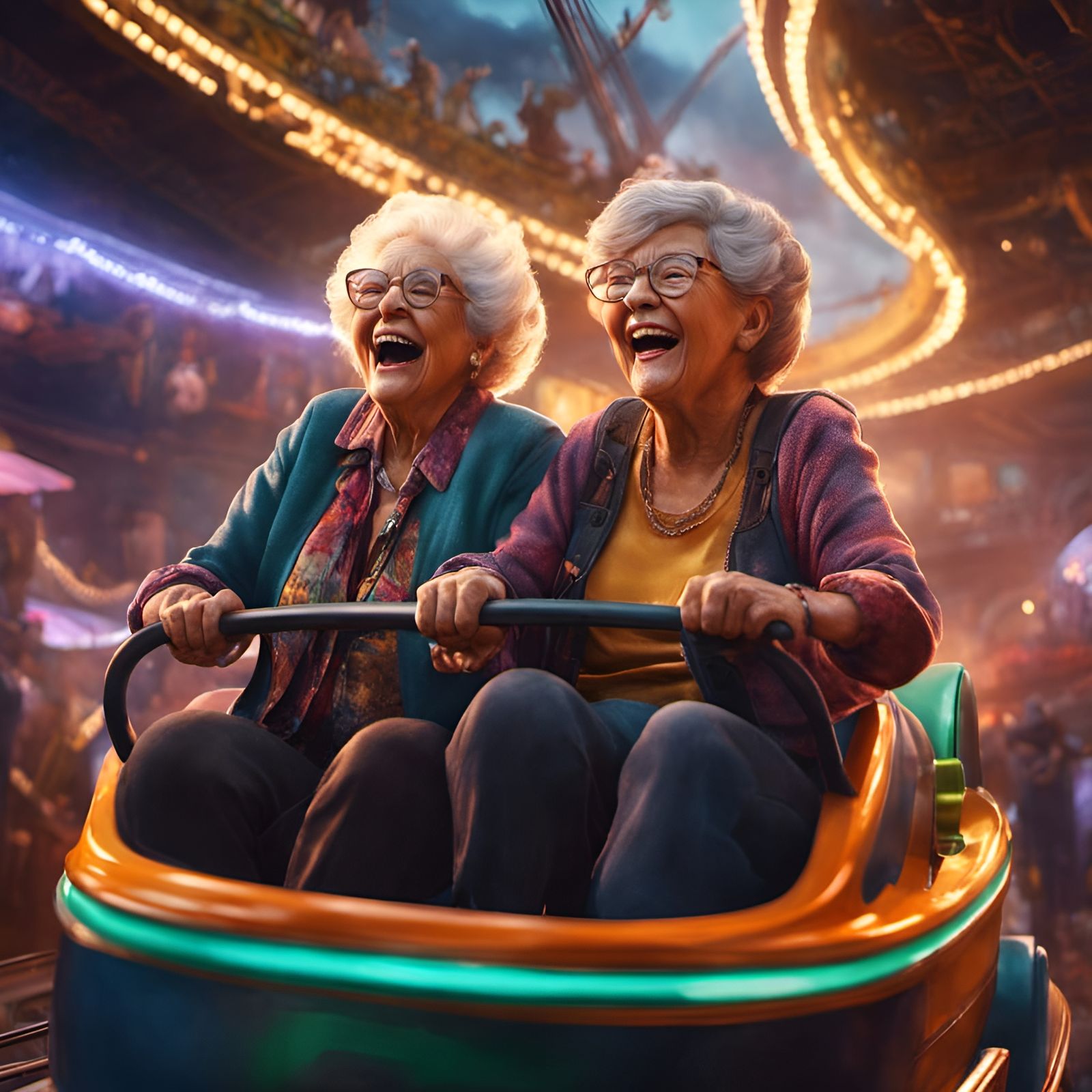 Old Friendship, Young Hearts  by @Mother Stickbug