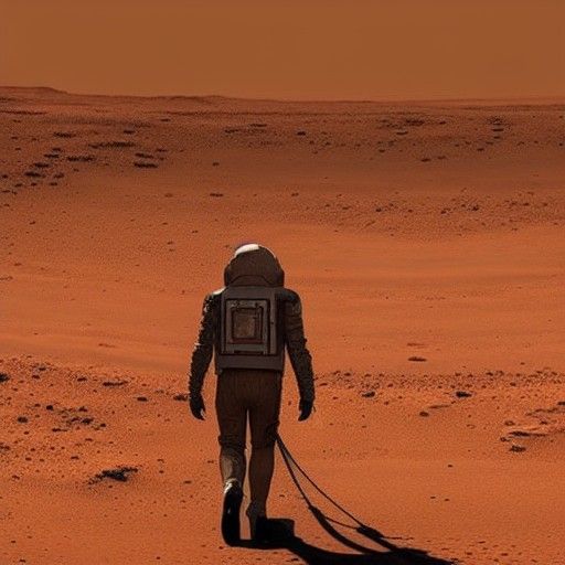 Walking The Ghost Dog of Mars