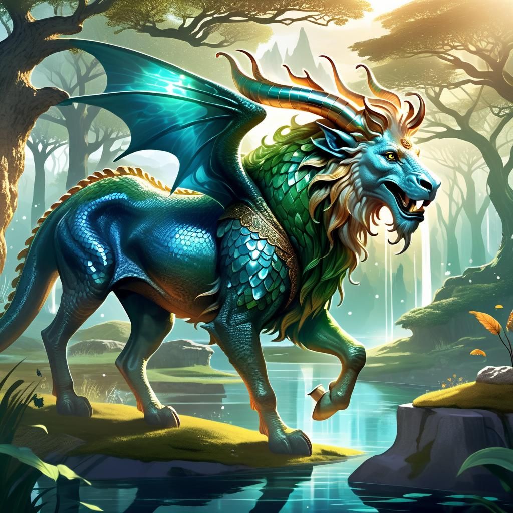 Mythical Creatures 🐉majestic but rarely seen creatures that...