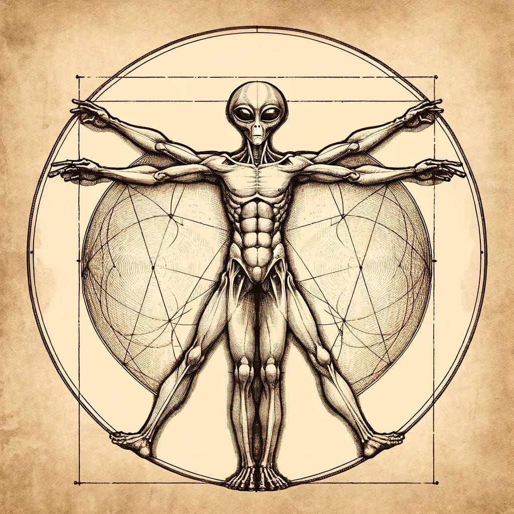 Vitruvian Alien