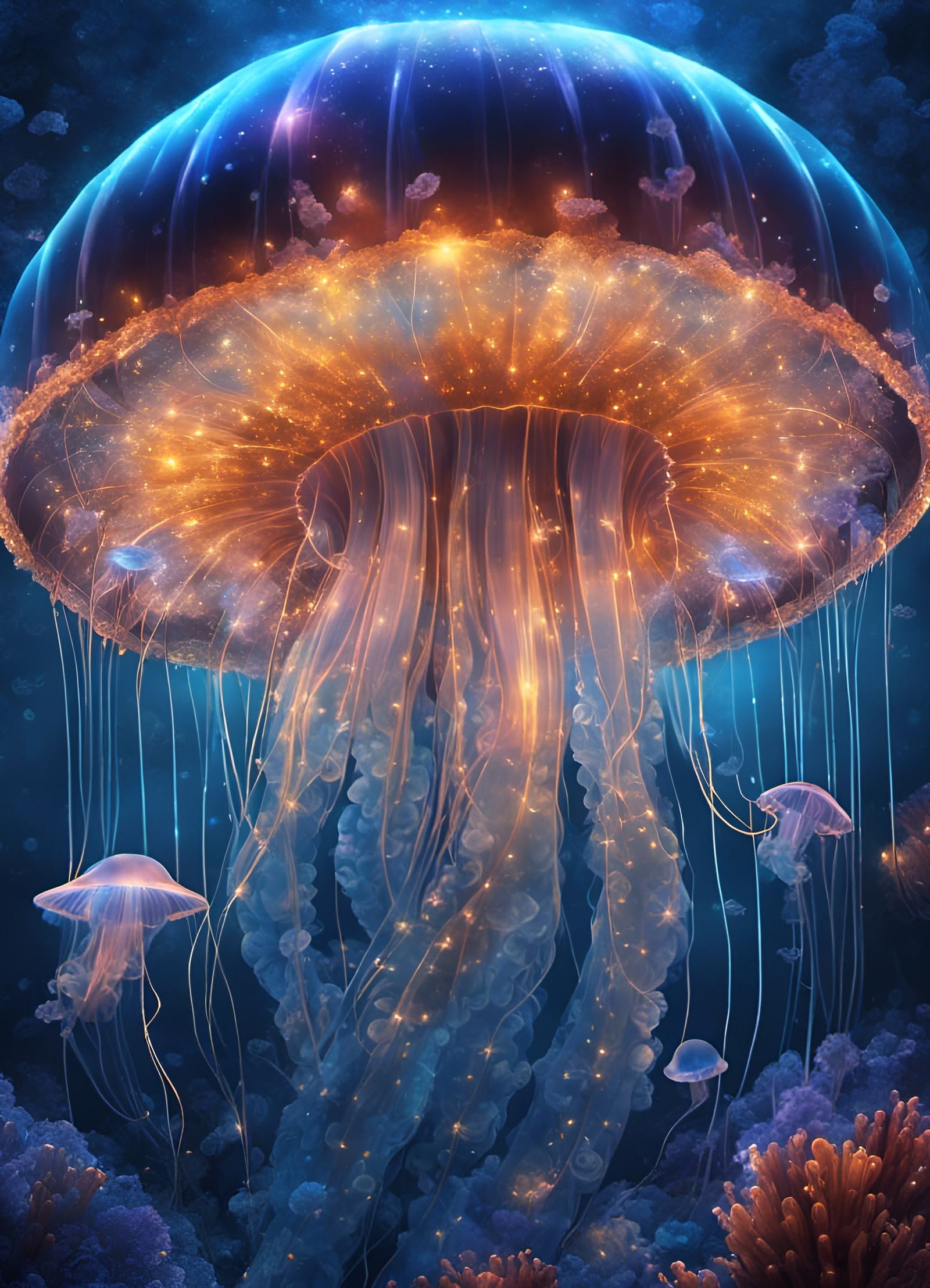 Huge Jellyfish  by @Rosie