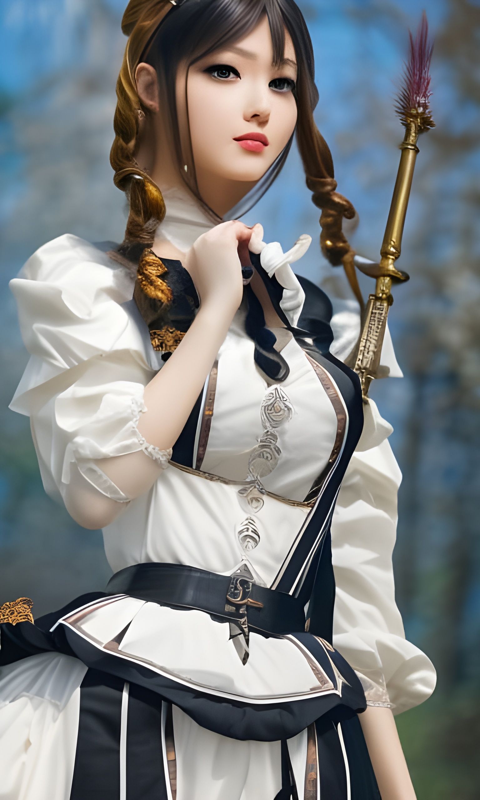 Pretty Anime Maid