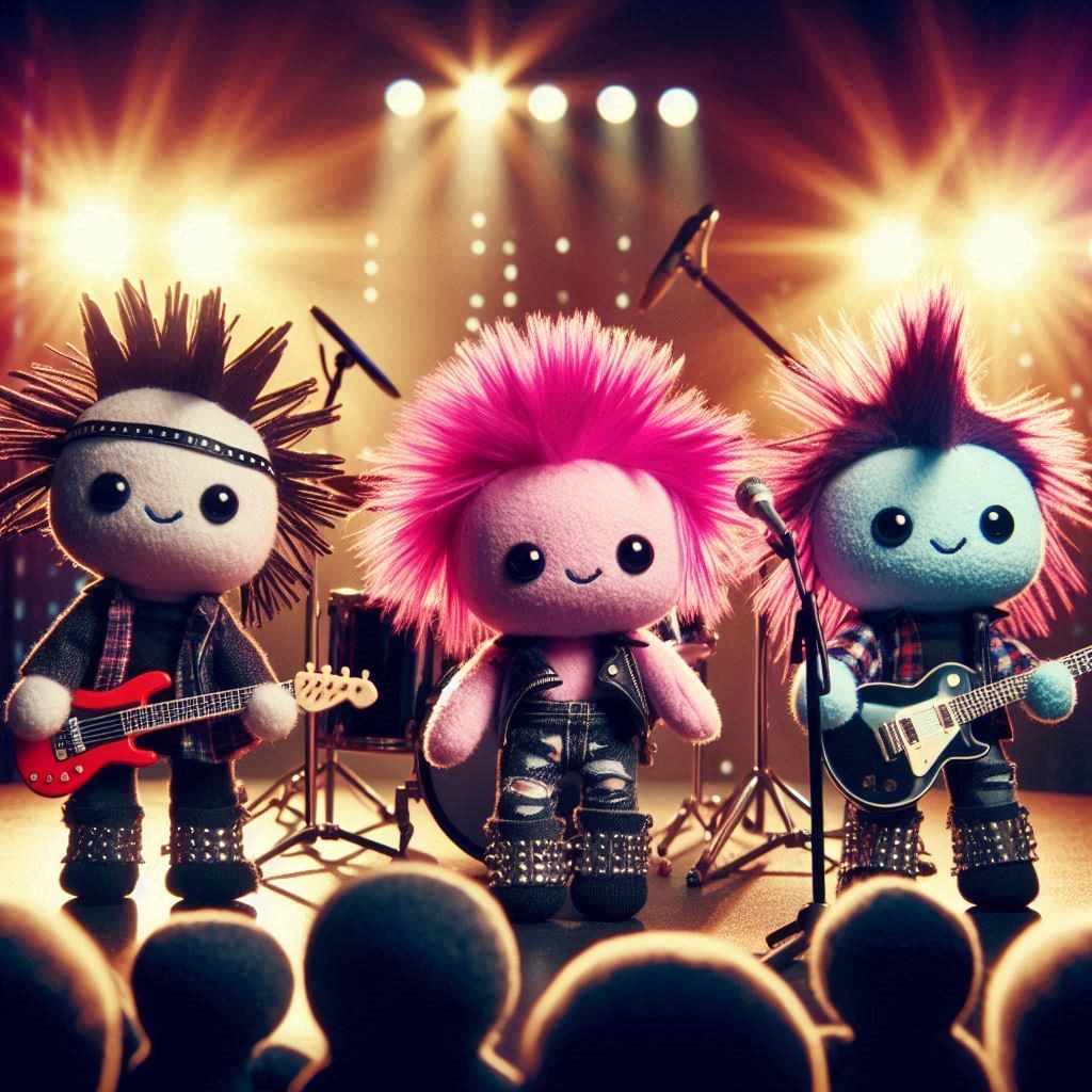 Punk plushies