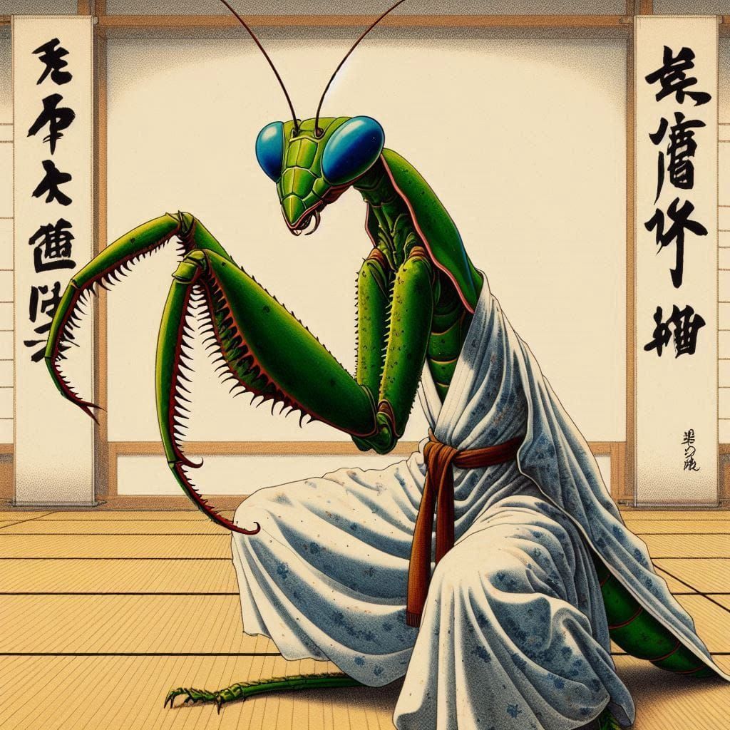 Praying mantis kung fu