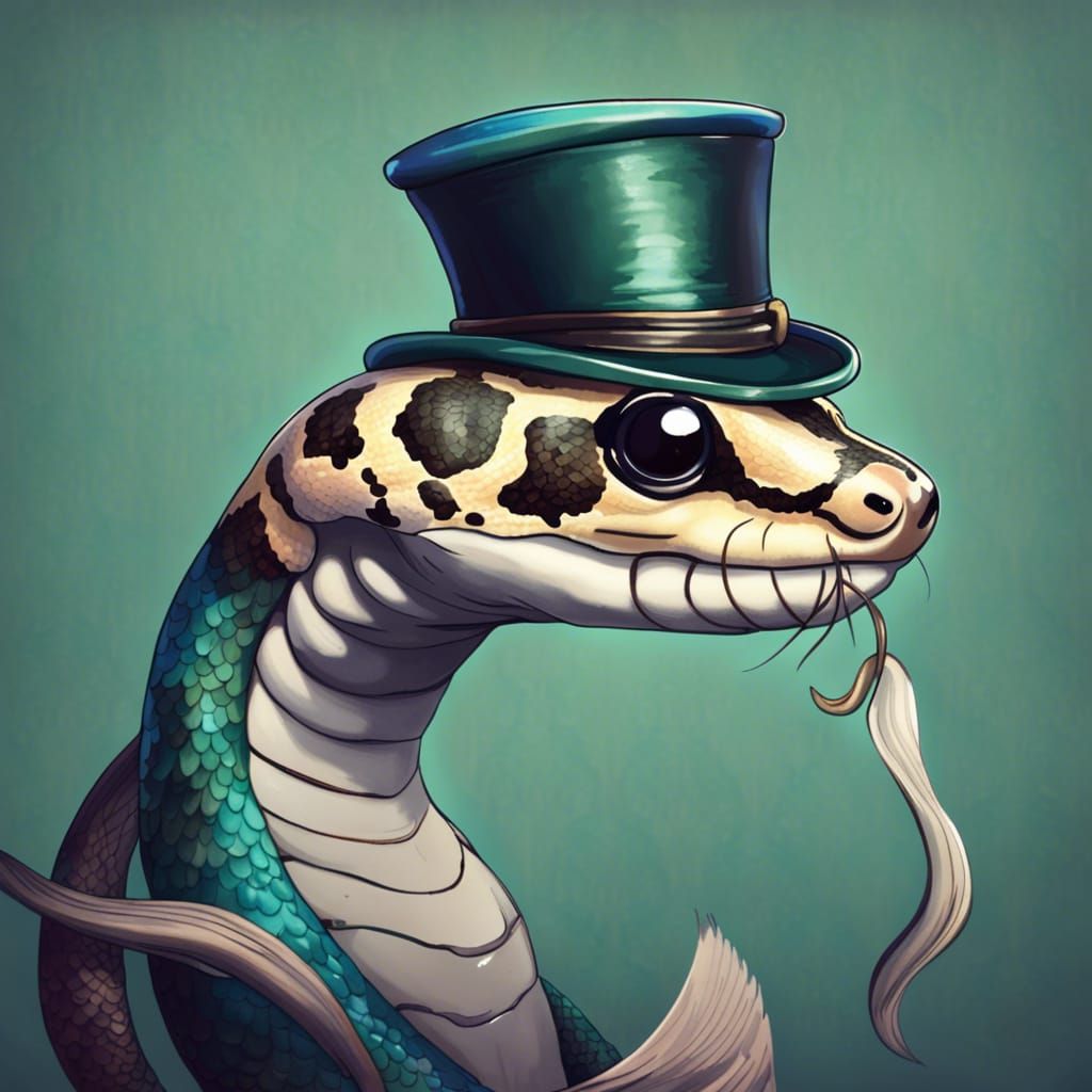 Half snake half mermaid AI Generated Artwork NightCafe Creator