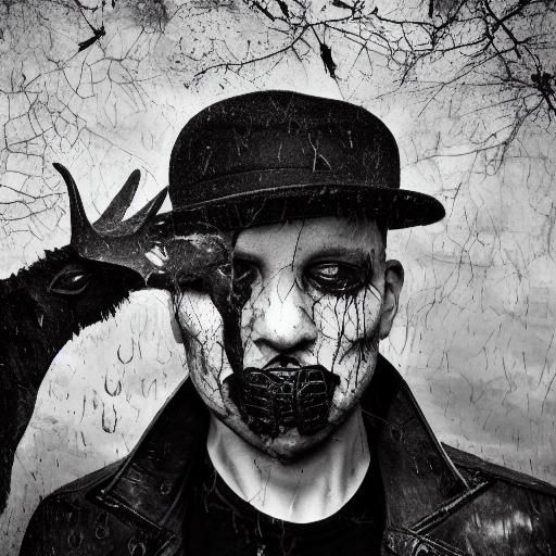 goth coffee shop. fog. smoke. rain. female goth fashion mode...