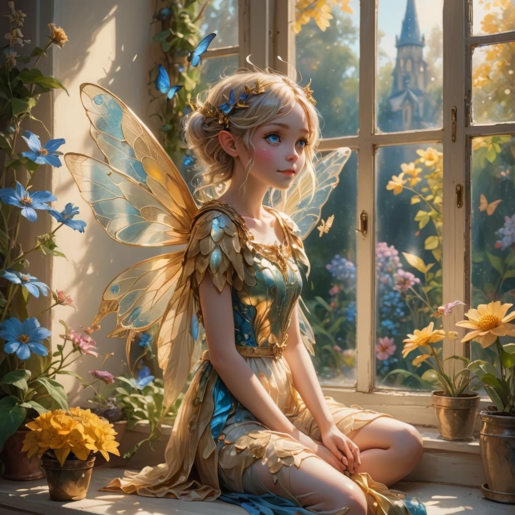 The fairy's favourite spot at dawn  by @Bregalad