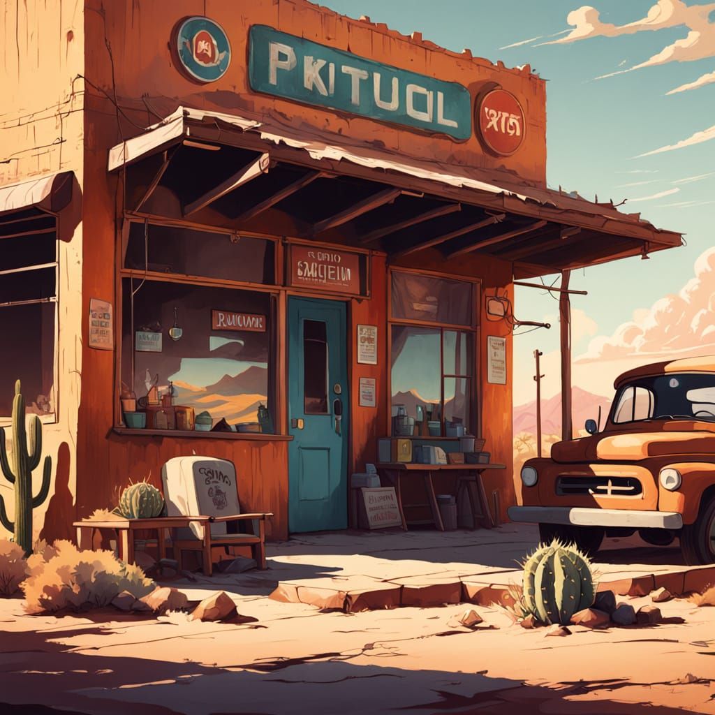 A quiet day in the desert