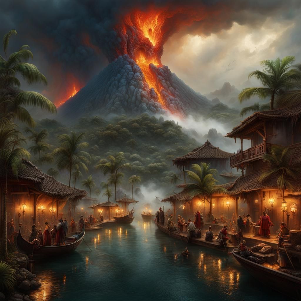 Dramatic eruption  by @Hotaru