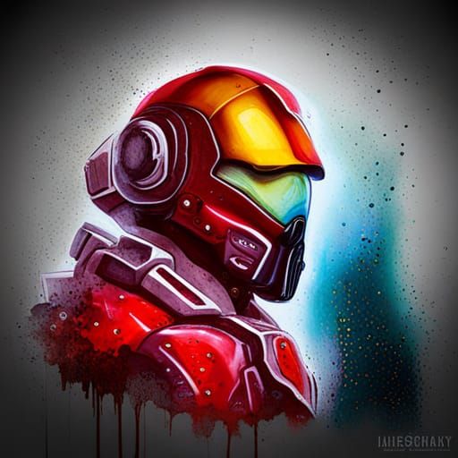 Red Spartan - Ai Generated Artwork - Nightcafe Creator