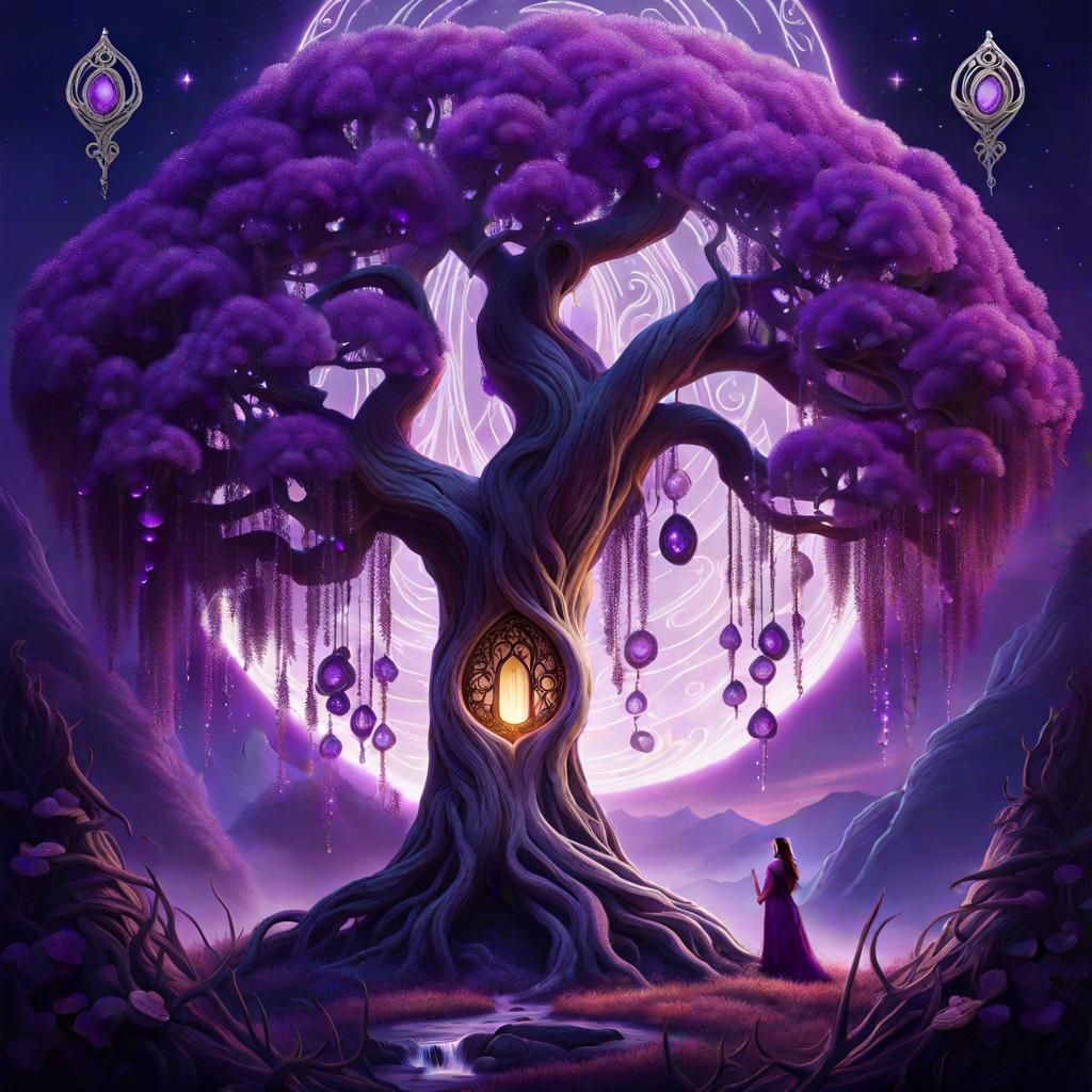 Ancient Willow Tree - Ai Generated Artwork - Nightcafe Creator