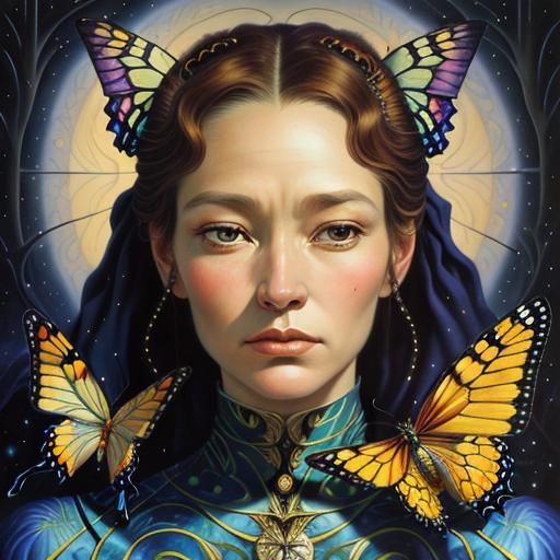 Butterfly girl