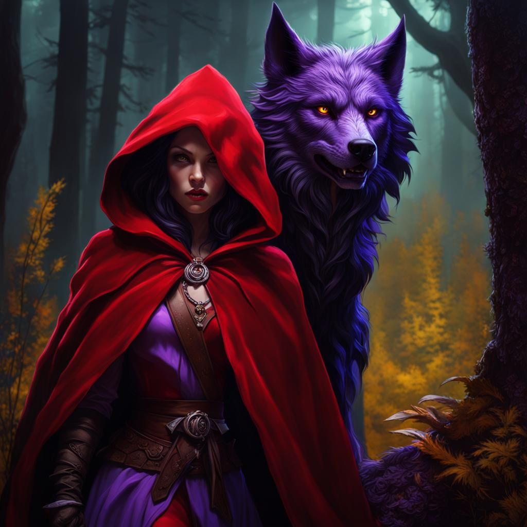 The Red Riding Hood Caper - AI Generated Artwork - NightCafe Creator