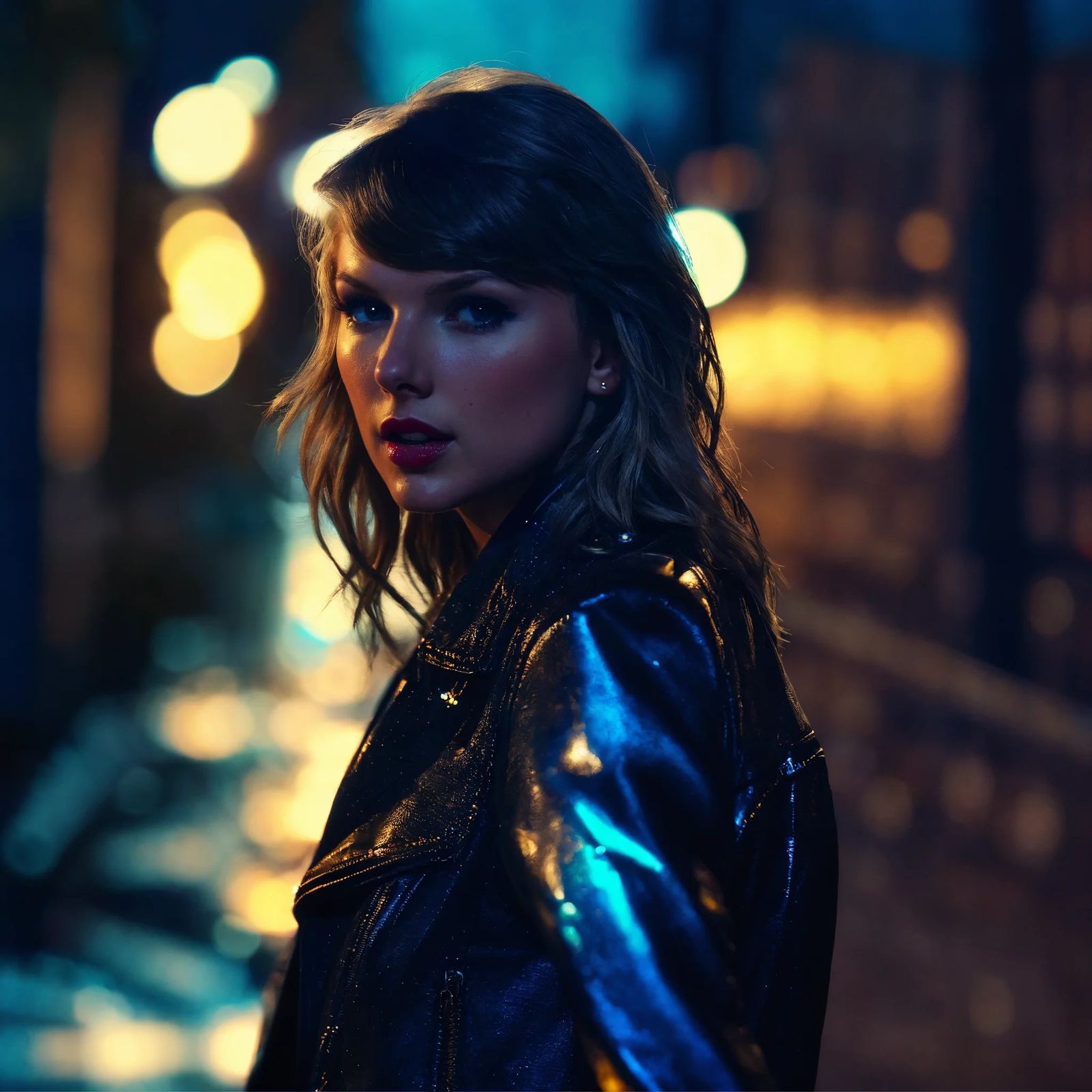 Taylor Swift at night
