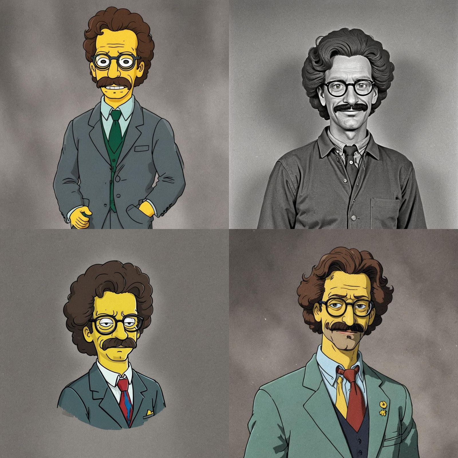 remember the character from the cartoon the Simpsons called Ned Flanders.  What would a version of ned flanders look like as Brad from Rock... - AI  Generated Artwork - NightCafe Creator